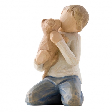 Willow Tree Kindness Figurine Boy 26217 in Branded Gift Box 