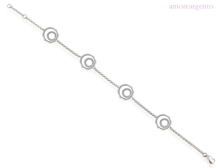 Amore Sterling Silver - 9503SILCZ 'Simply Elegant Bracelet'
